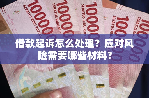 北京借款起诉怎么处理？应对风险需要哪些材料？