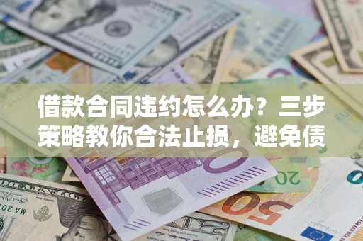 北京借款合同违约怎么办？三步策略教你合法止损，避免债务危机升级